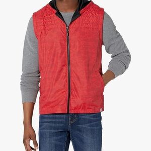 Cutter & Buck Swish Digital Camo Red Hooded Vest